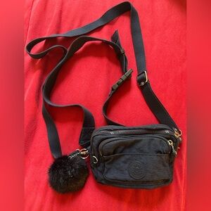 Kipling navy belt bag / crossbody